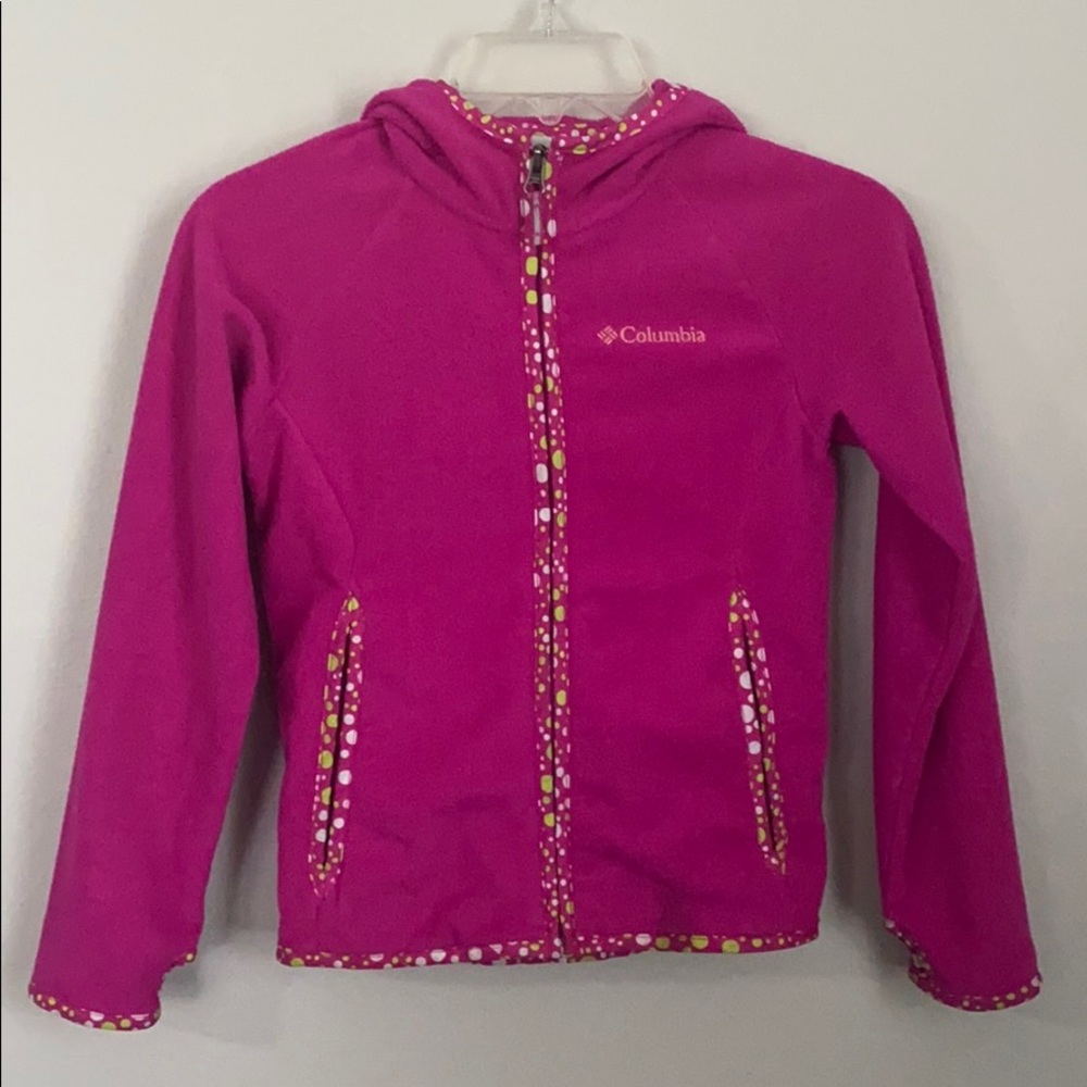 Kids: Columbia hooded Fleece jacket